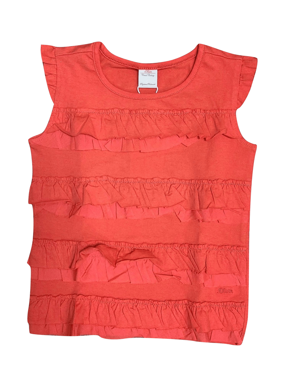 Topje Ruches S-Oliver Rood