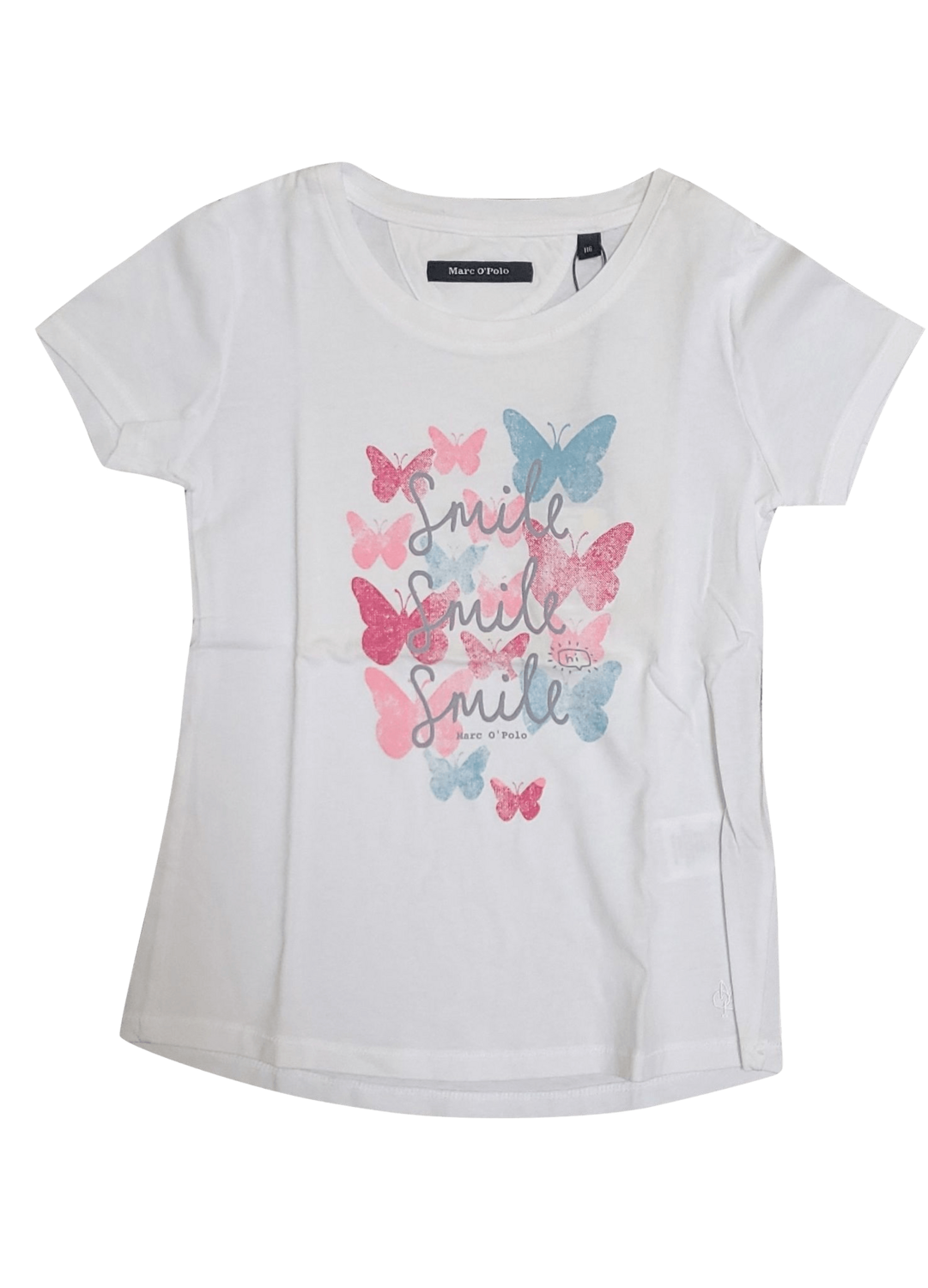 T-shirt &quot;Smile&quot; Marc O&#39;Polo Wit