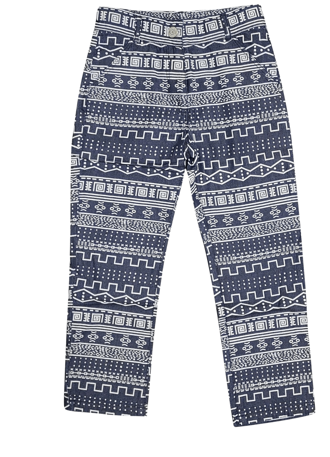 Broek Noppies Blauw Bedrukt
