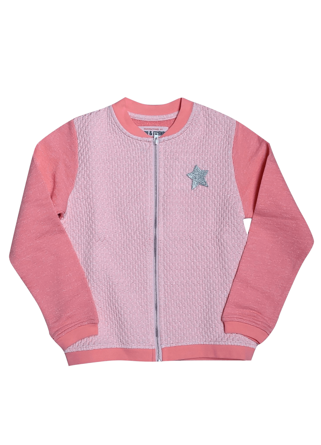 Gilet Glitter &quot;Ster&quot; Filou &amp; Friends Roos