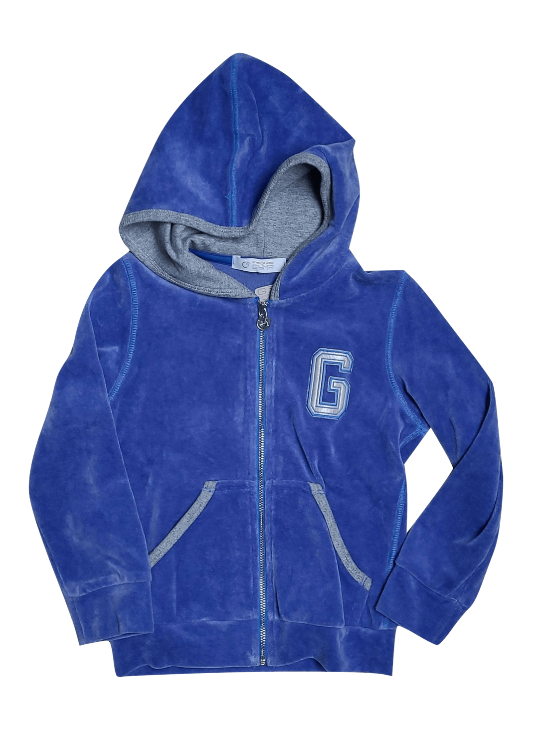 Gilet /Kap Velours &quot;G&quot; Gymp Blauw
