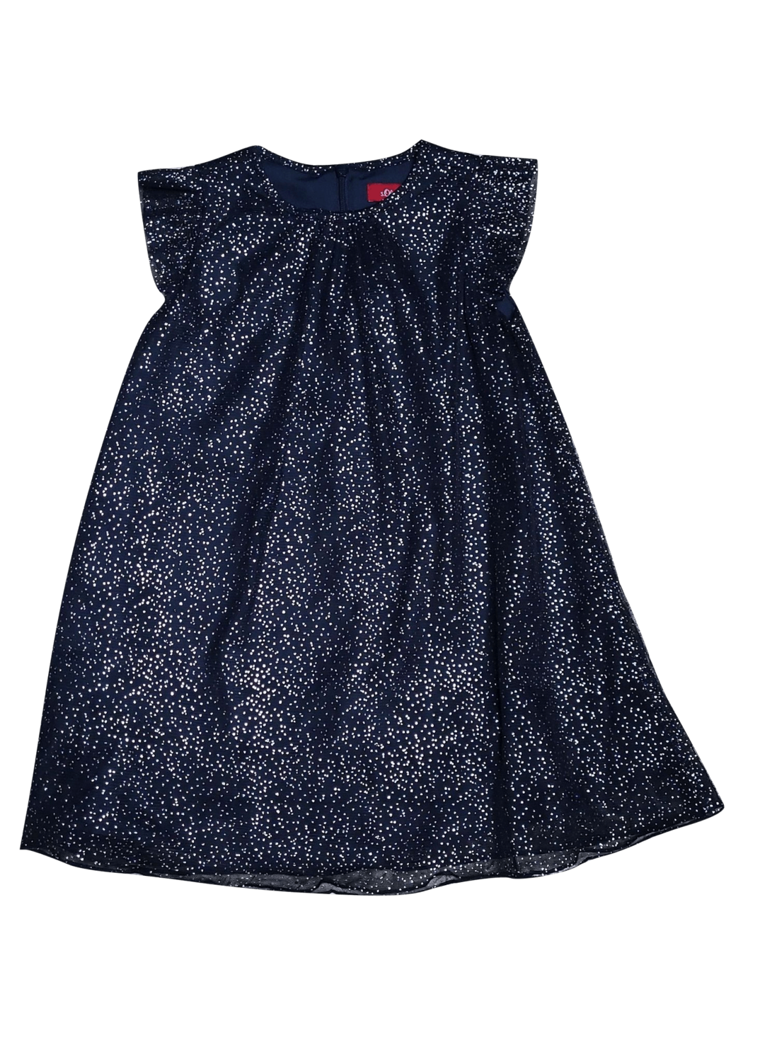 Kleed Voile Glitter S-Oliver Marine