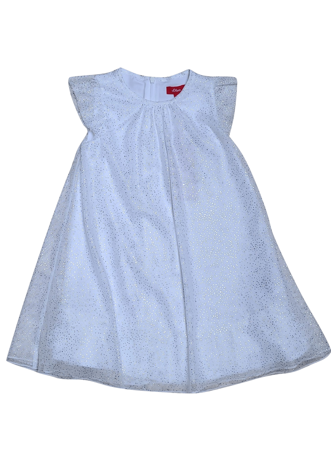 Kleed Voile Glitter S-Oliver Wit
