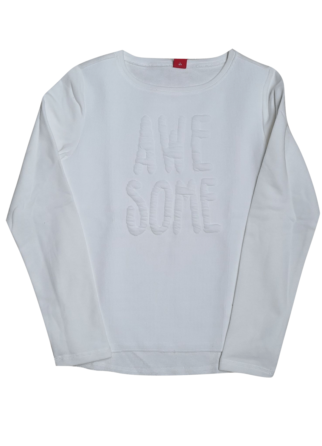 Sweater &quot;Awe Some&quot; S-Oliver Wit