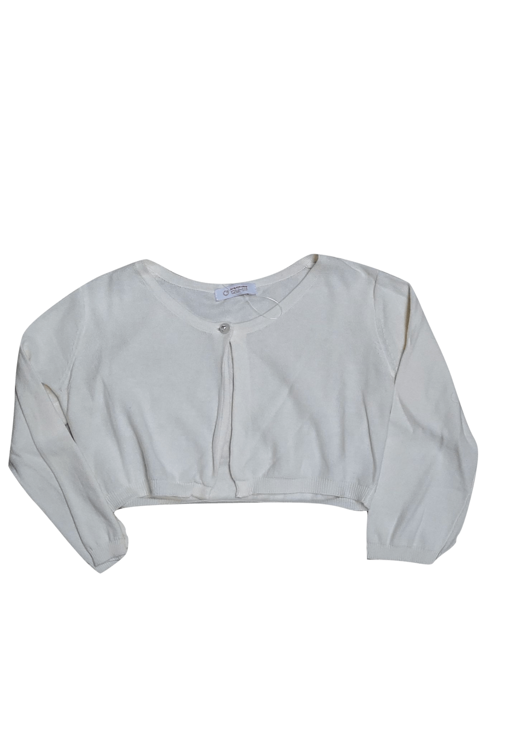 Bolero 1 Knoopje Gymp Ecru