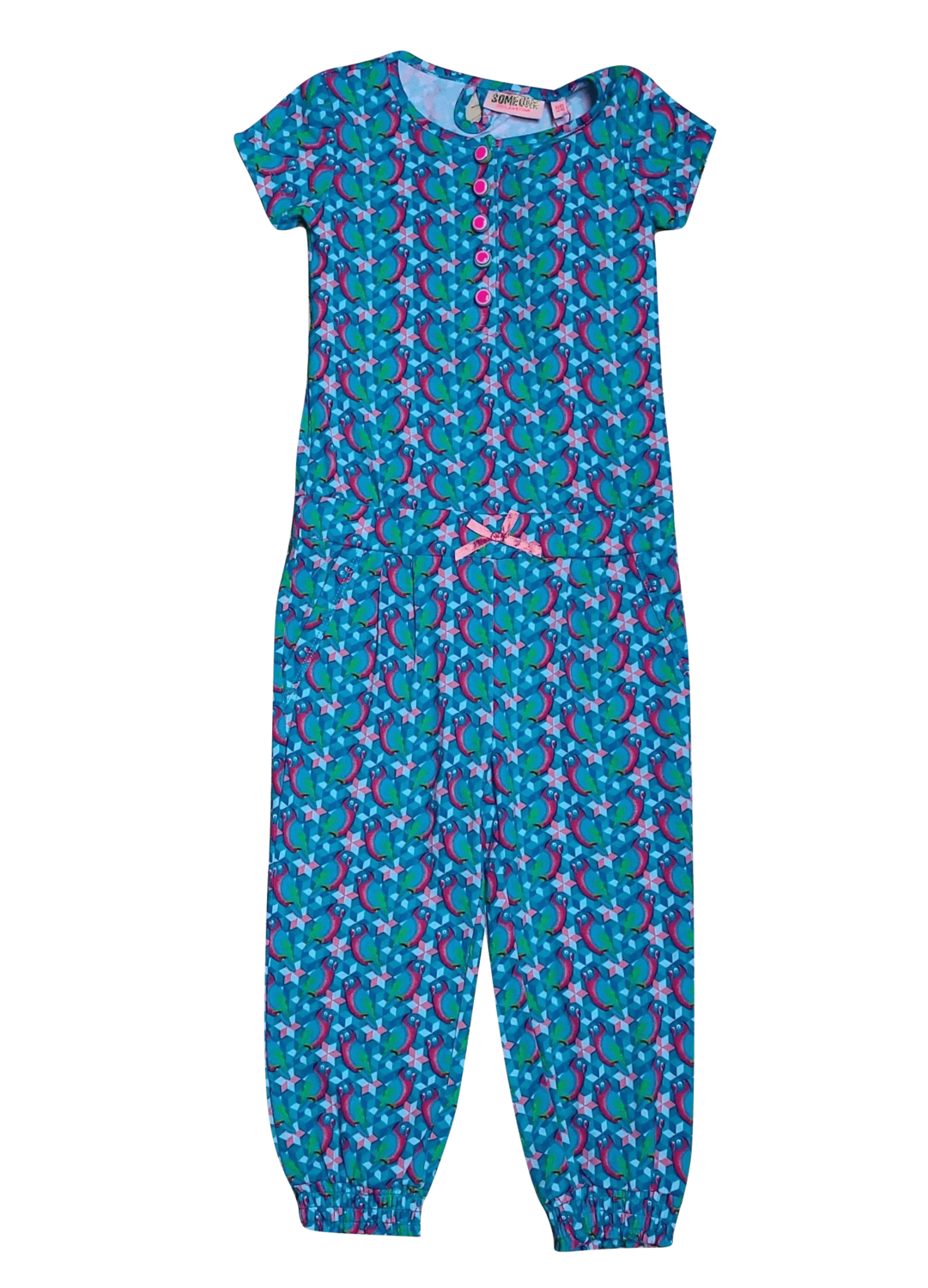 Jumpsuit Papegaai Someone Blauw
