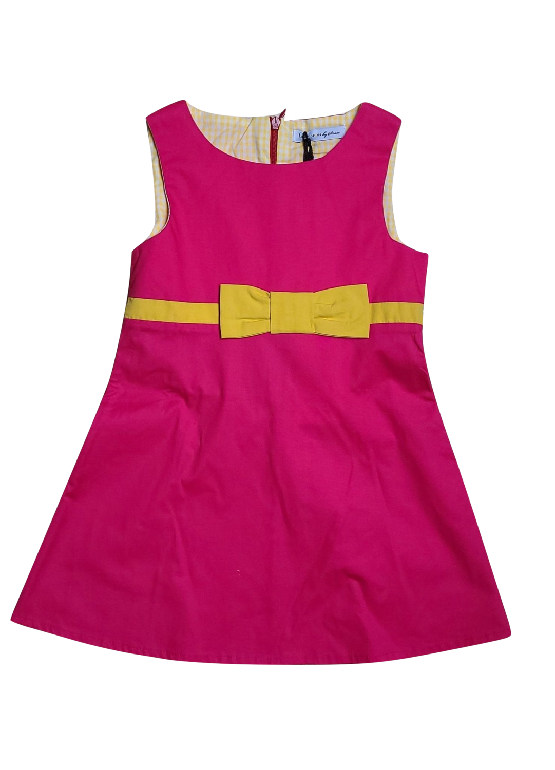 Kleed Strik Strass Fuchsia