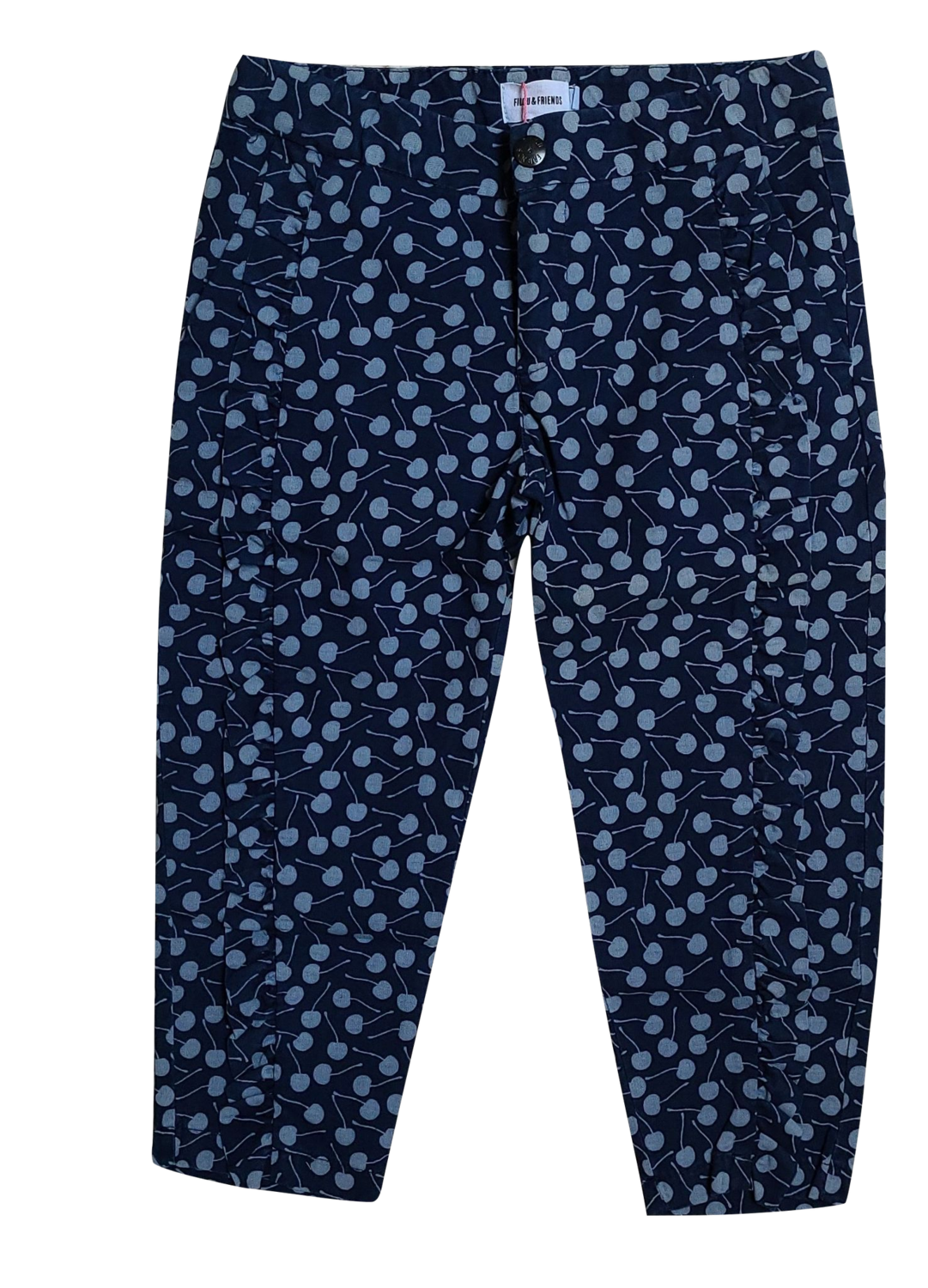Broek 7/8 &quot;Cherry&quot; Filou &amp; Friends Blauw