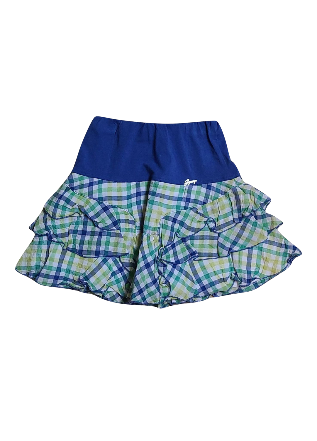 Rok Laagjes Gymp Blauw/Groen Geruit