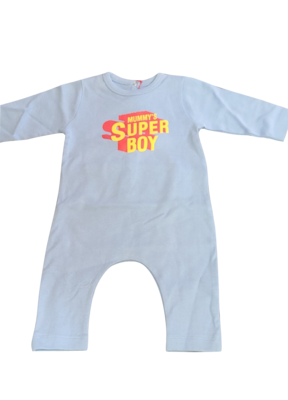 Kruippakje &quot;Mummy&#39;s Super Boy&quot; Outchi Cou Blauw