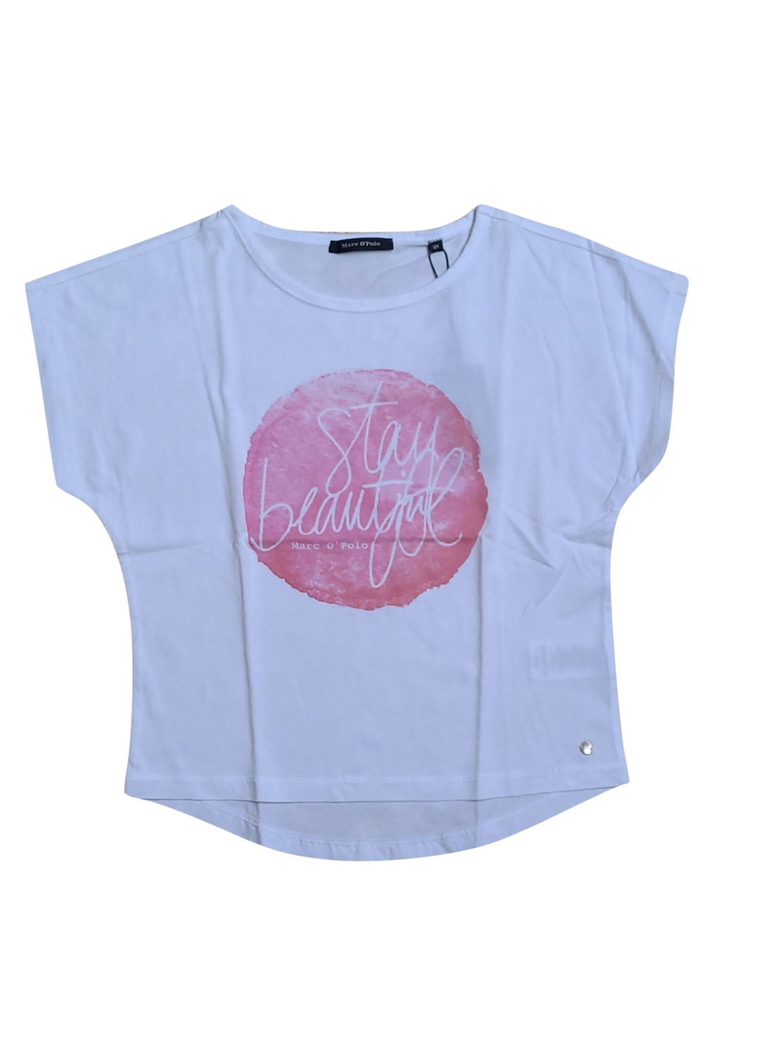 T-shirt &quot;Stay Beautiful&quot; Marc O&#39;Pollo Wit