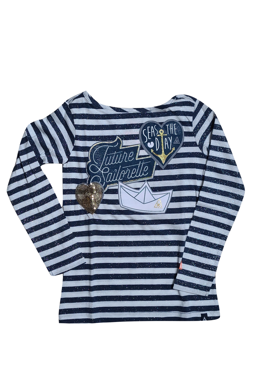 T-shirt L/M &quot;Future Sailorette&quot; Gaastra Marine Gestreept