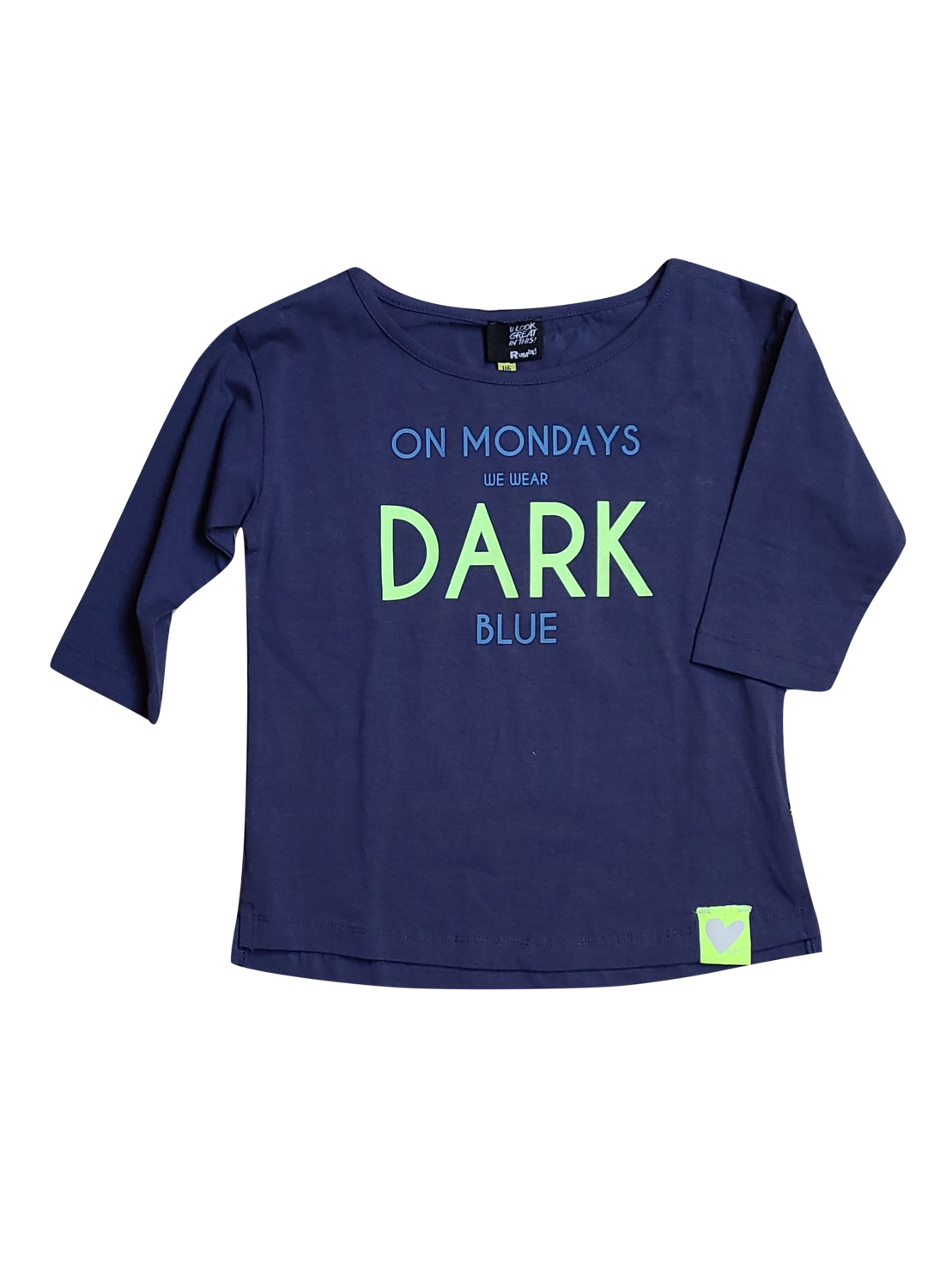 T-shirt 3/4 Mouw &quot;Dark&quot; Rumbl Marine