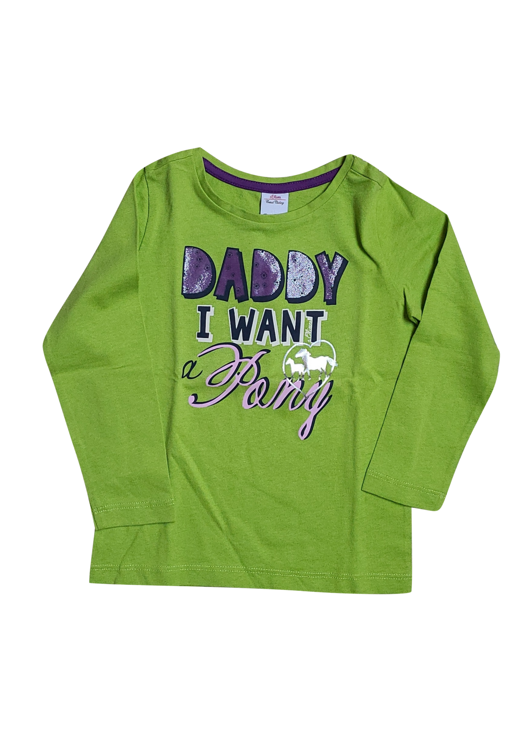 T-shirt L/M &quot;Daddy&quot; S-Oliver Groen