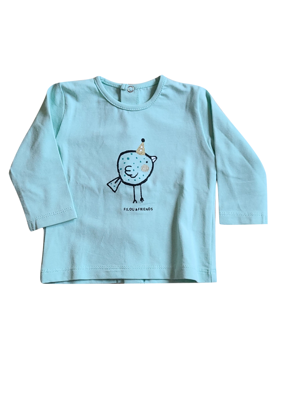 T-shirt L/M &quot;Chick&quot; Filou &amp; Friends Mint