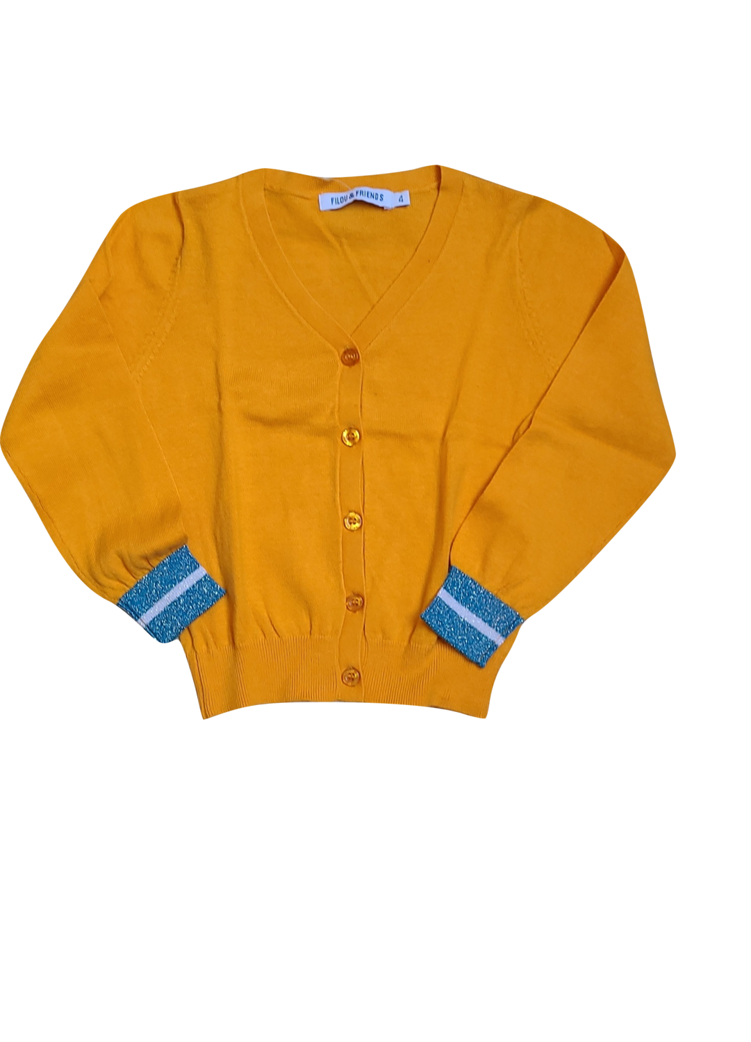 Gilet Tricot Filou &amp; Friends Oranje