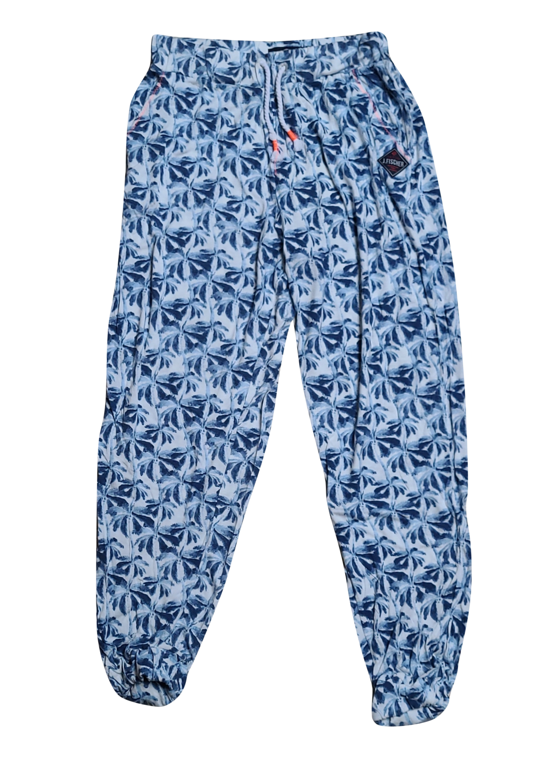 Losse Broek Jake Fischer Blauw Bedrukt