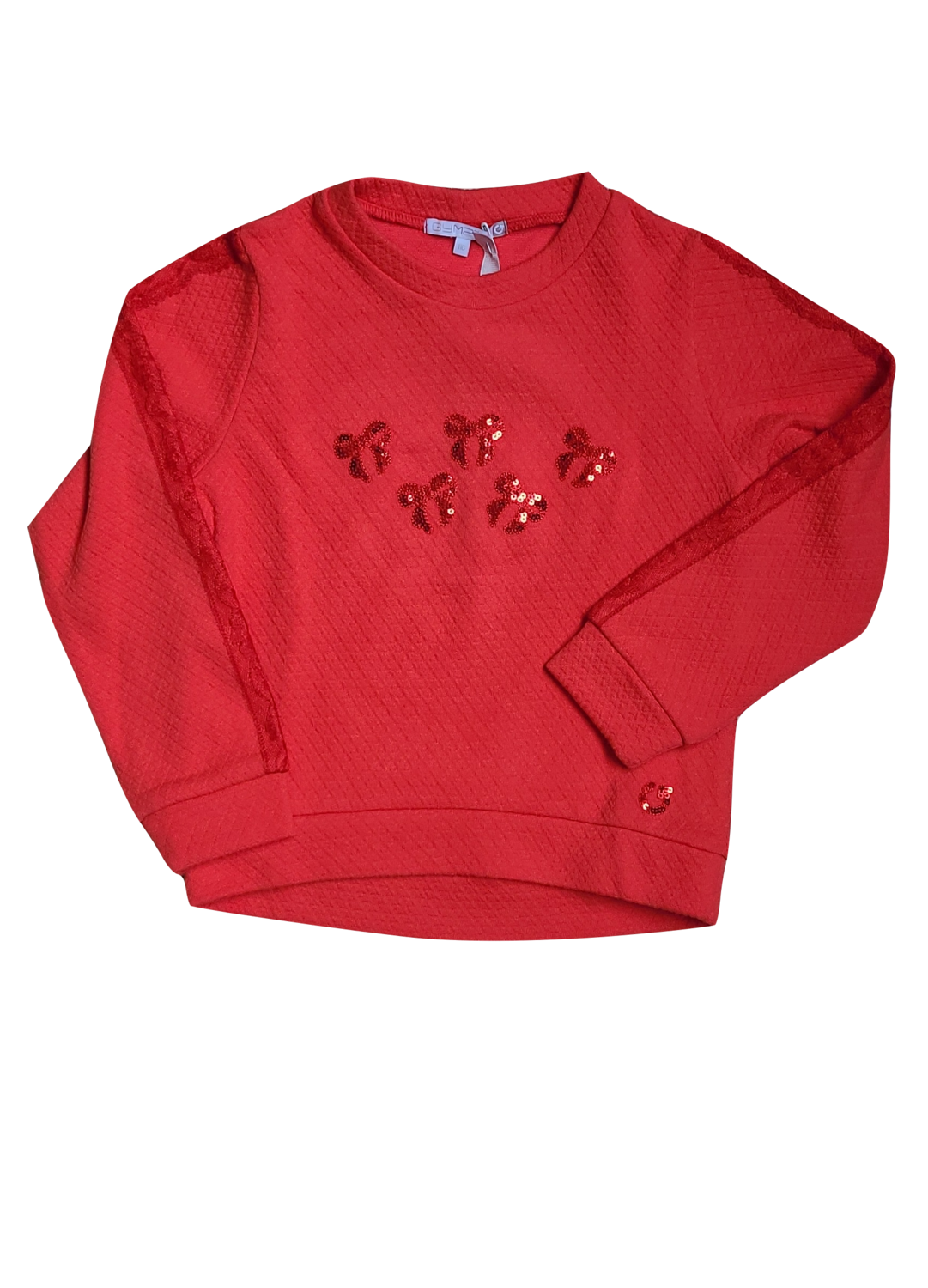 Sweater Strikjes Gymp Rood
