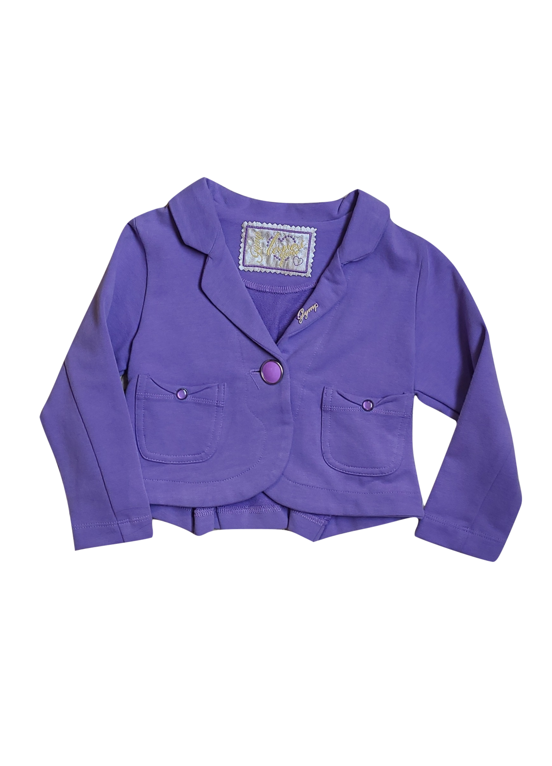Blazer 1 Knoop Gymp Lila