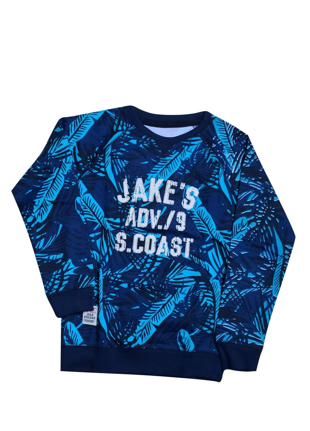Sweater &quot;Jake&#39;s Adv./9&quot; Jake Fischer Blauw Bedrukt
