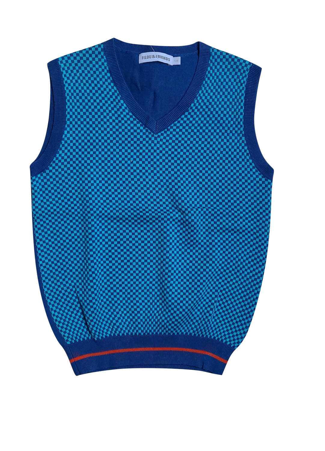 Debardeur Filou &amp; Friends Blauw Geruit
