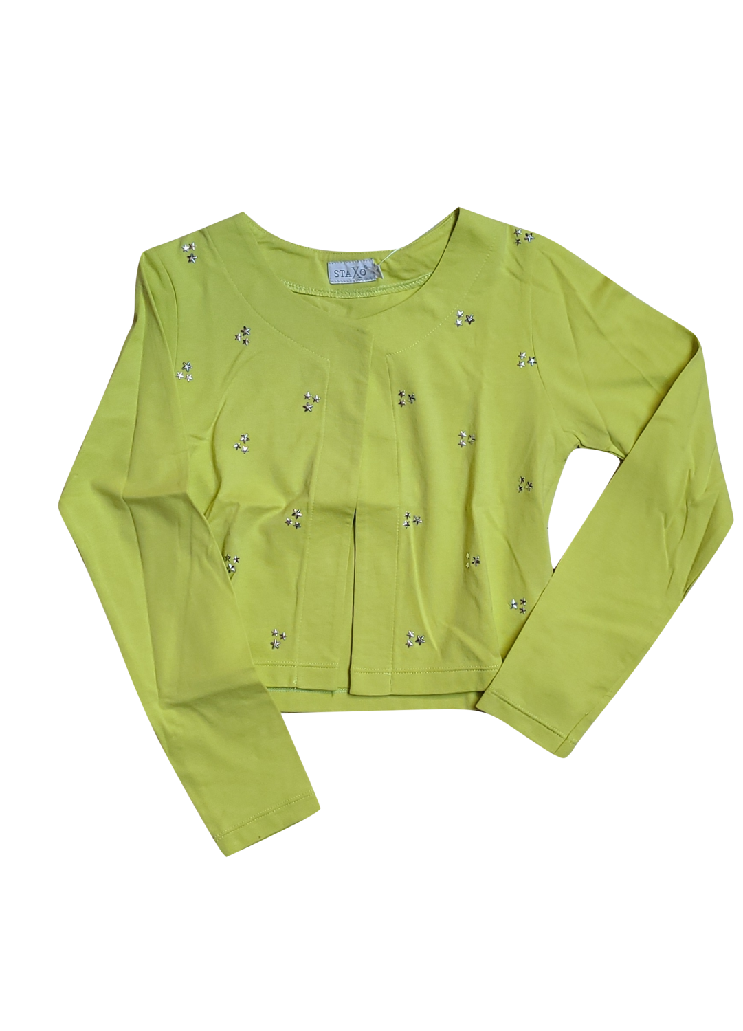 Gilet &quot;Sterren&quot; Staxo Limoen