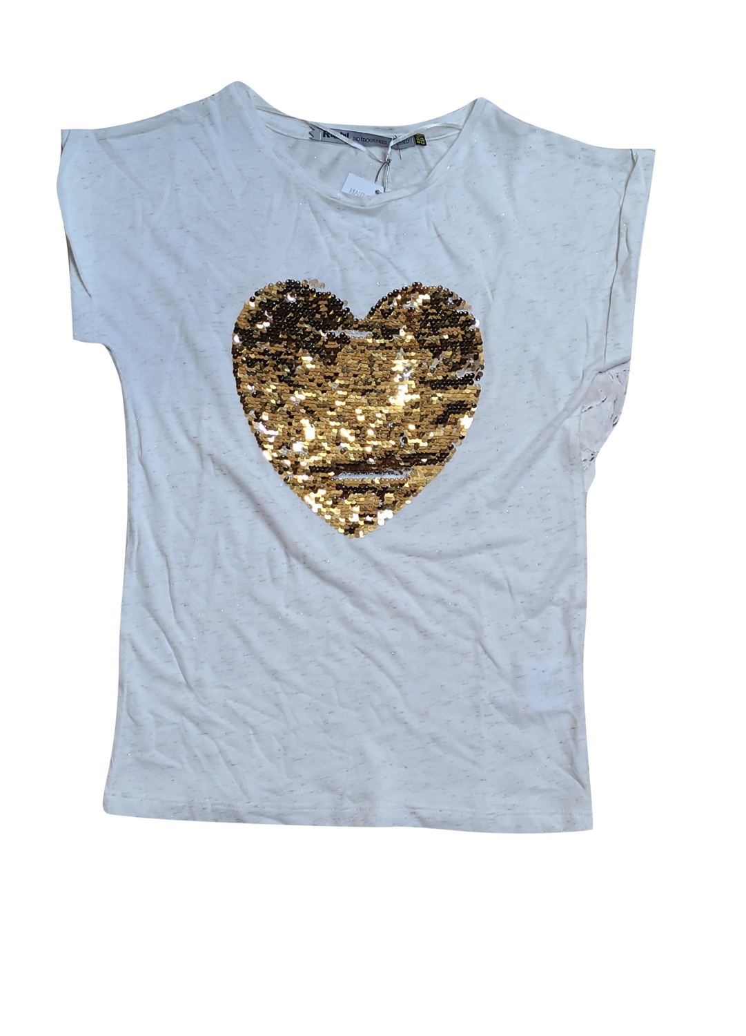 T-shirt &quot;Hart&quot; Rumbl Ecru