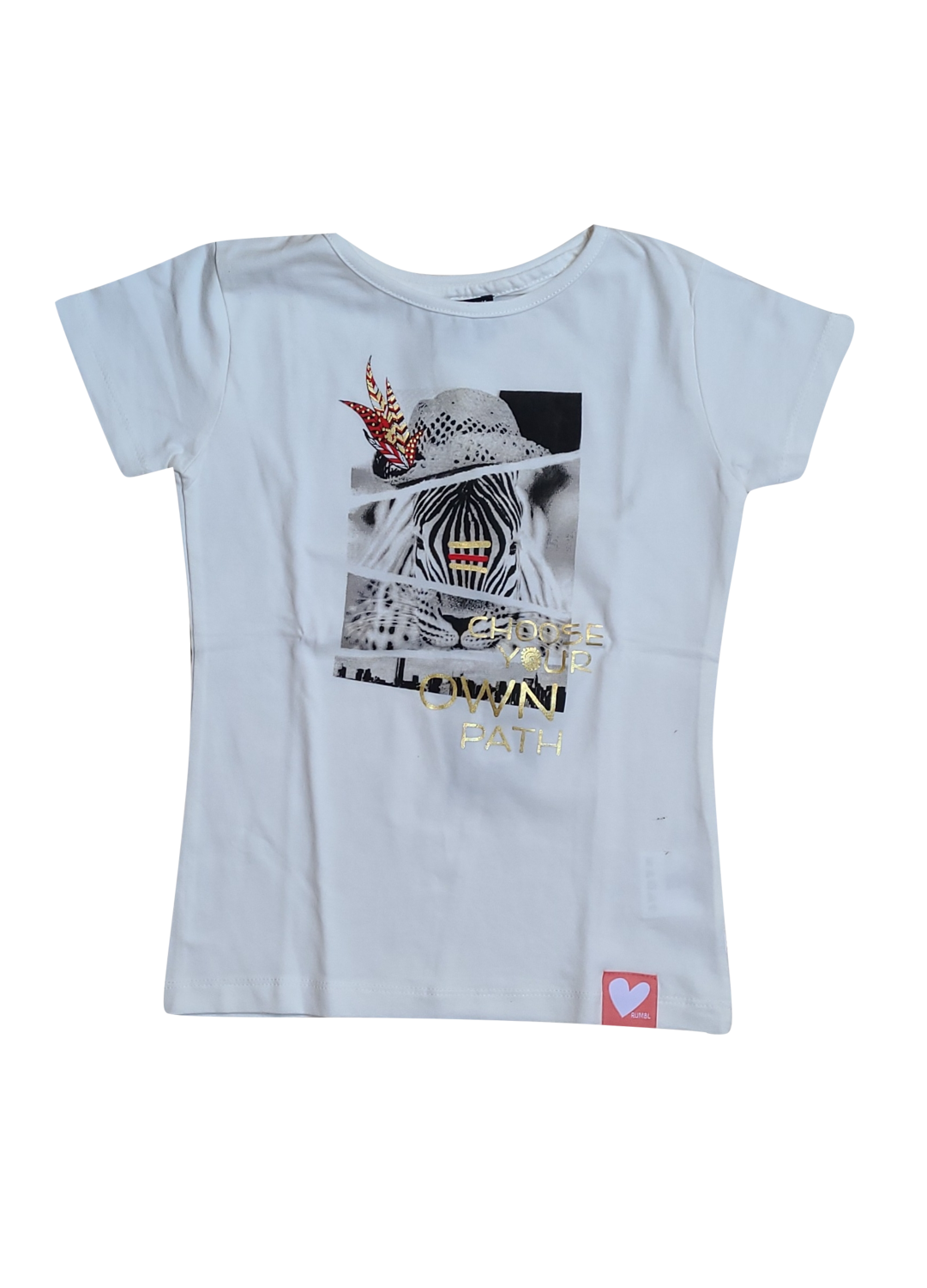 T-shirt &quot;Choose&quot;&quot; Rumbl Ecru