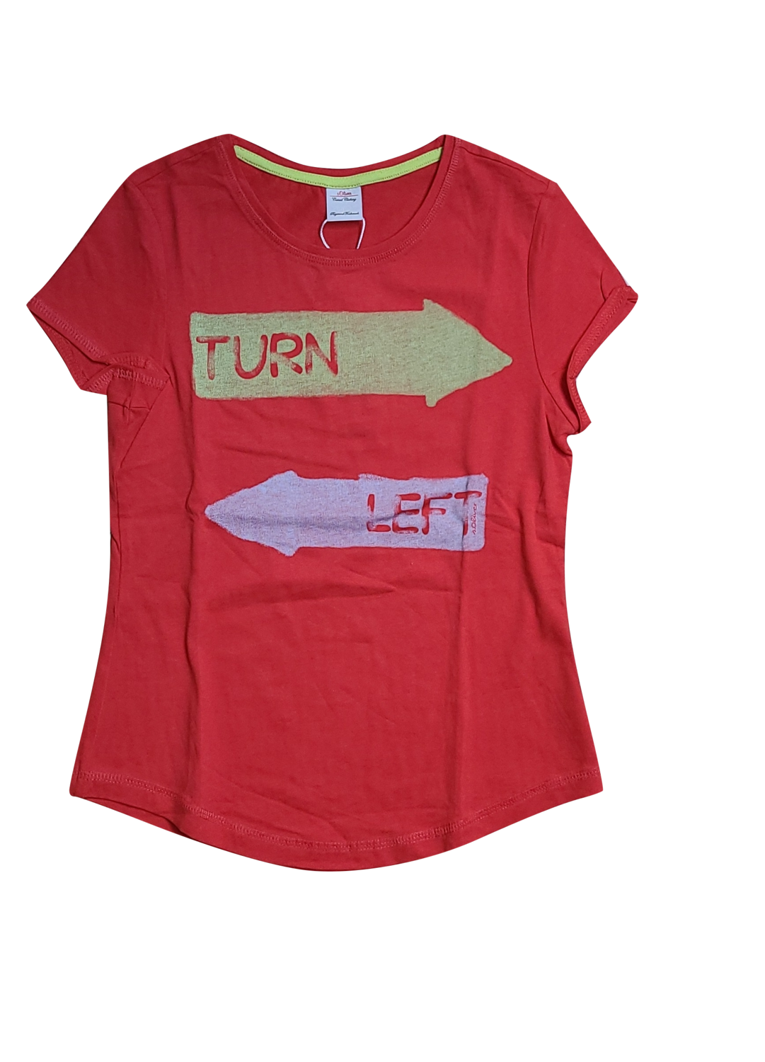 T-shirt &quot;Turn&quot; S-Oliver Rood