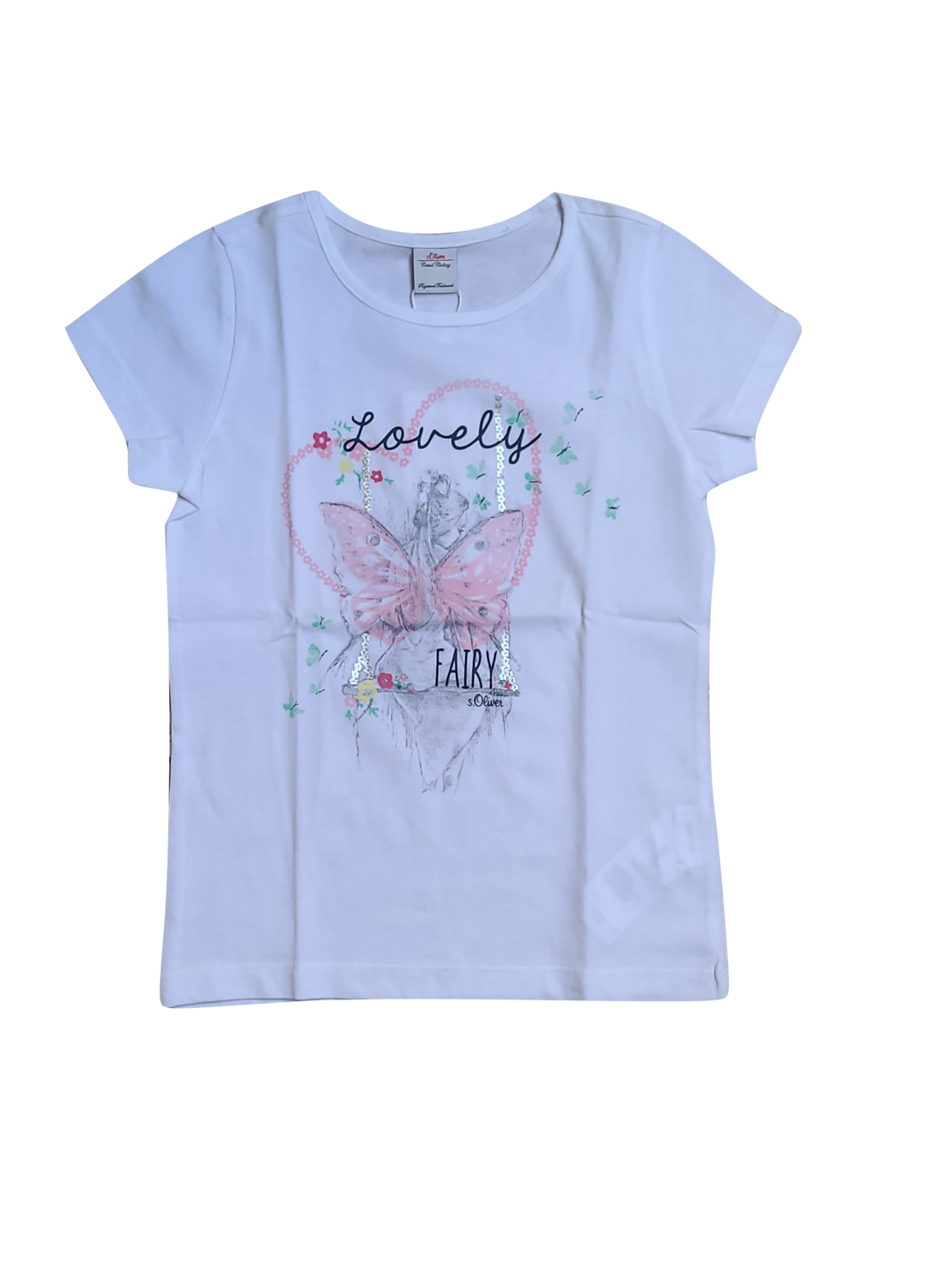 T-shirt &quot;Lovely&quot; S-Oliver Wit