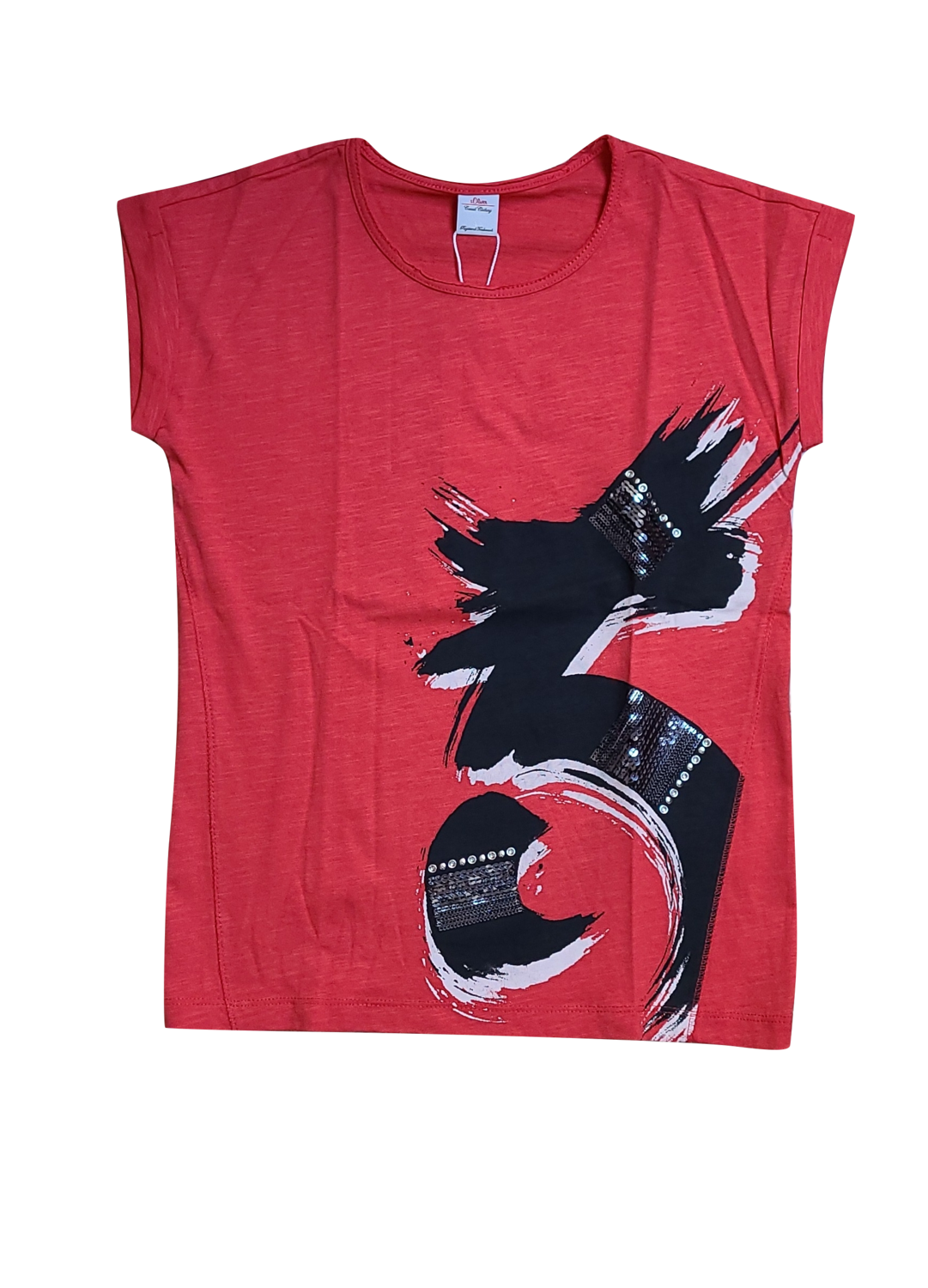 T-shirt &quot;5&quot; S-Oliver Rood