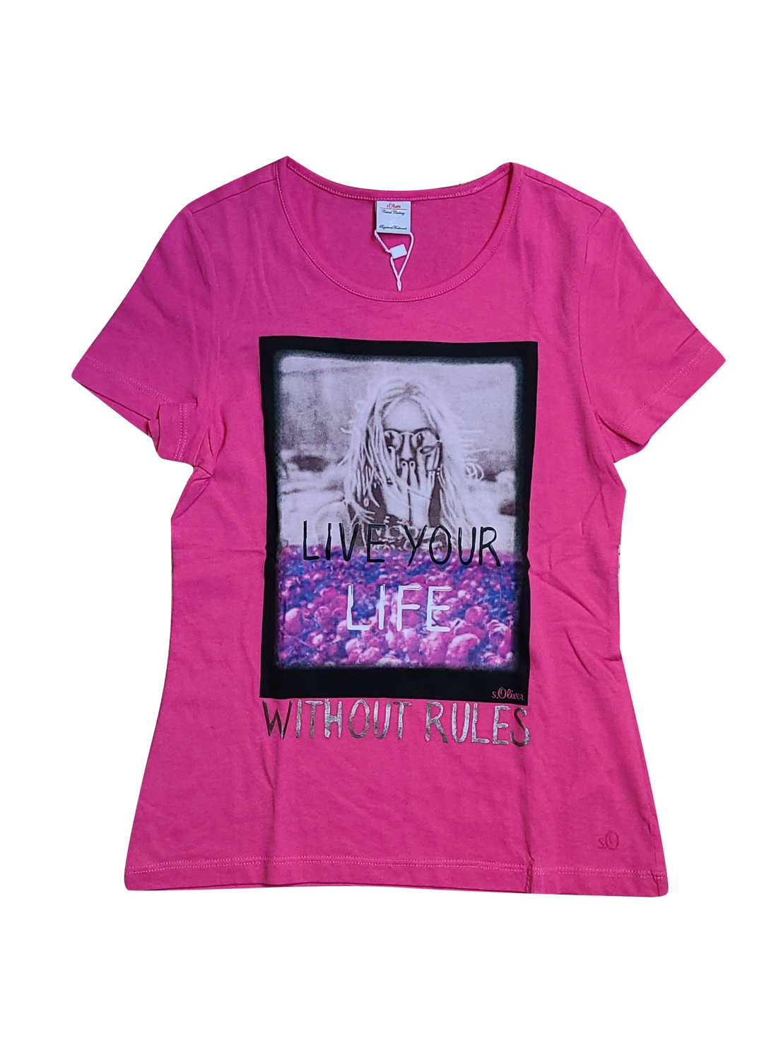 T-shirt &quot;Live Your Life&quot; S-Oliver Roos