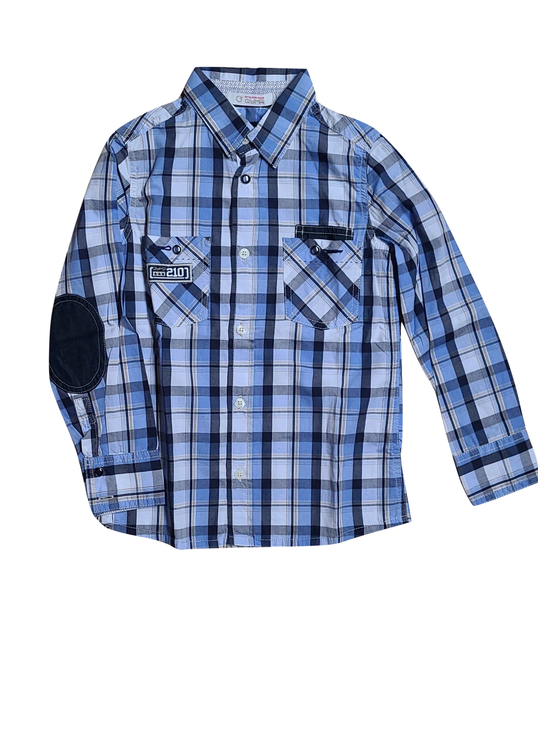 Hemd L/M Gymp Blauw Geruit