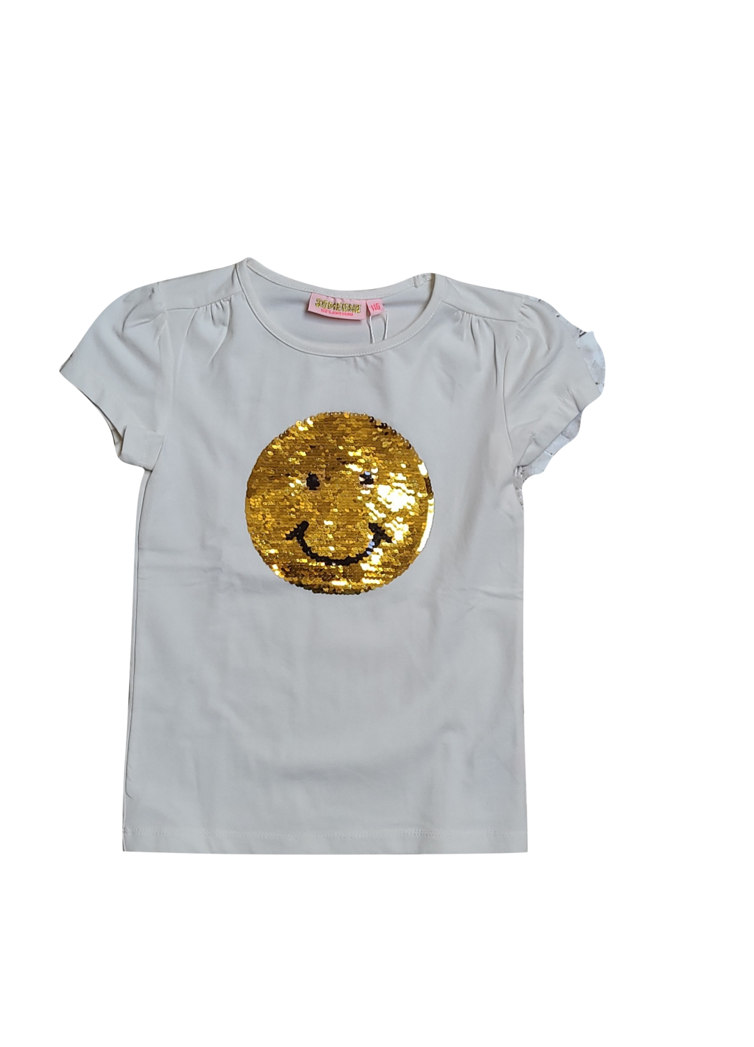T-shirt &quot;Smiley&quot; Someone Ecru