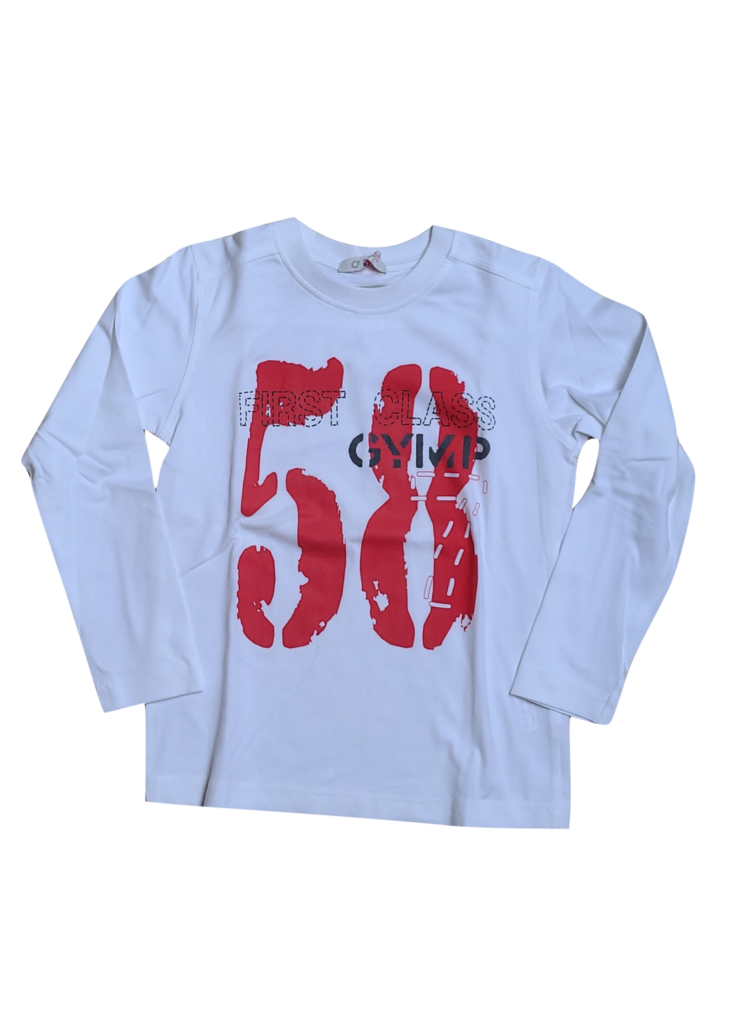 T-shirt L/M &quot;58&quot; Gymp Wit