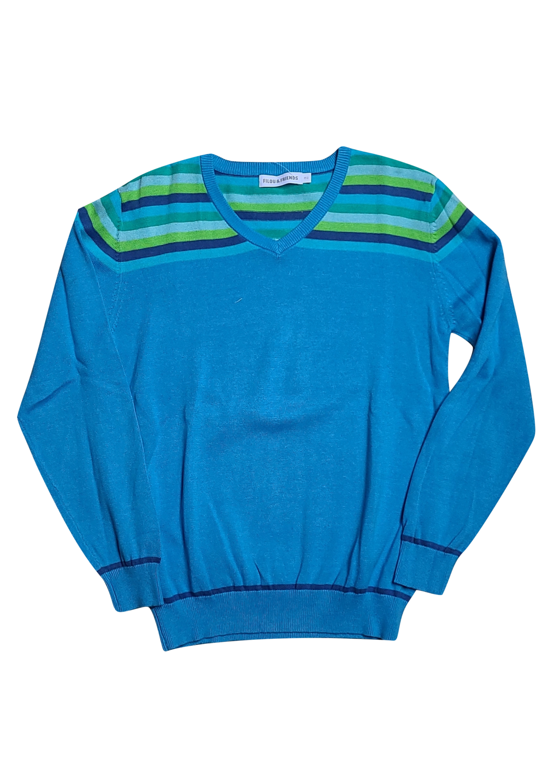 Pull Tricot Filou &amp; Friends Blauw