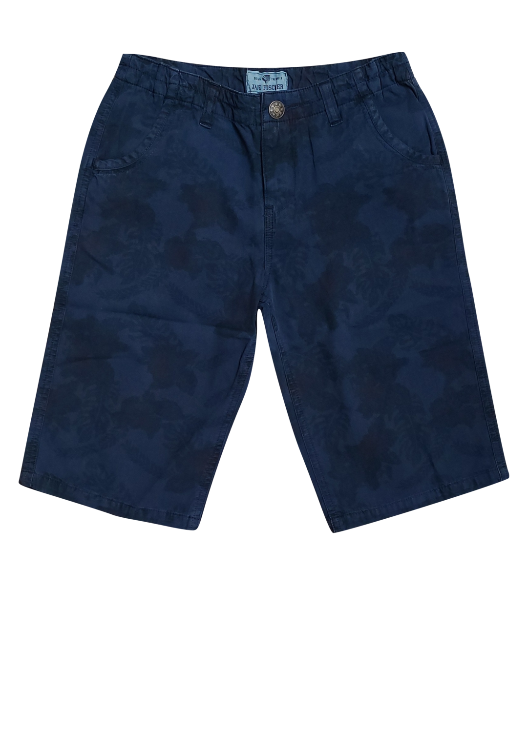 Bermuda Jake Fischer Blauw Bedrukt