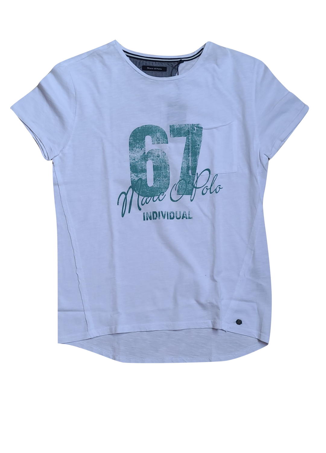 T-shirt &quot;67&quot; Marc O&#39;Polo Wit