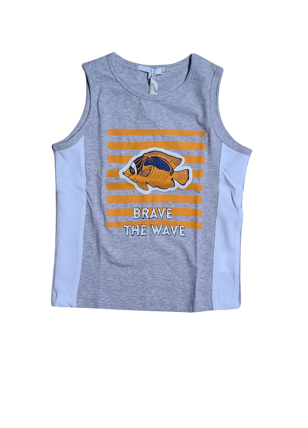 Singlet &quot;Brave The Wave&quot; Gymp Grijs