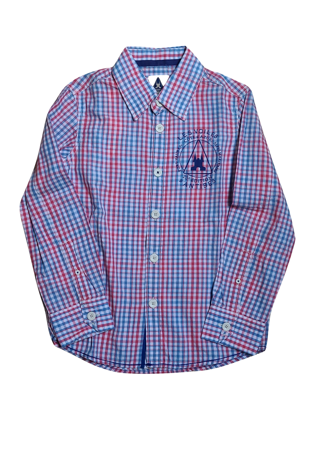 Hemd L/M &quot;Antibes&quot; Gaastra Rood/Blauw Geruit