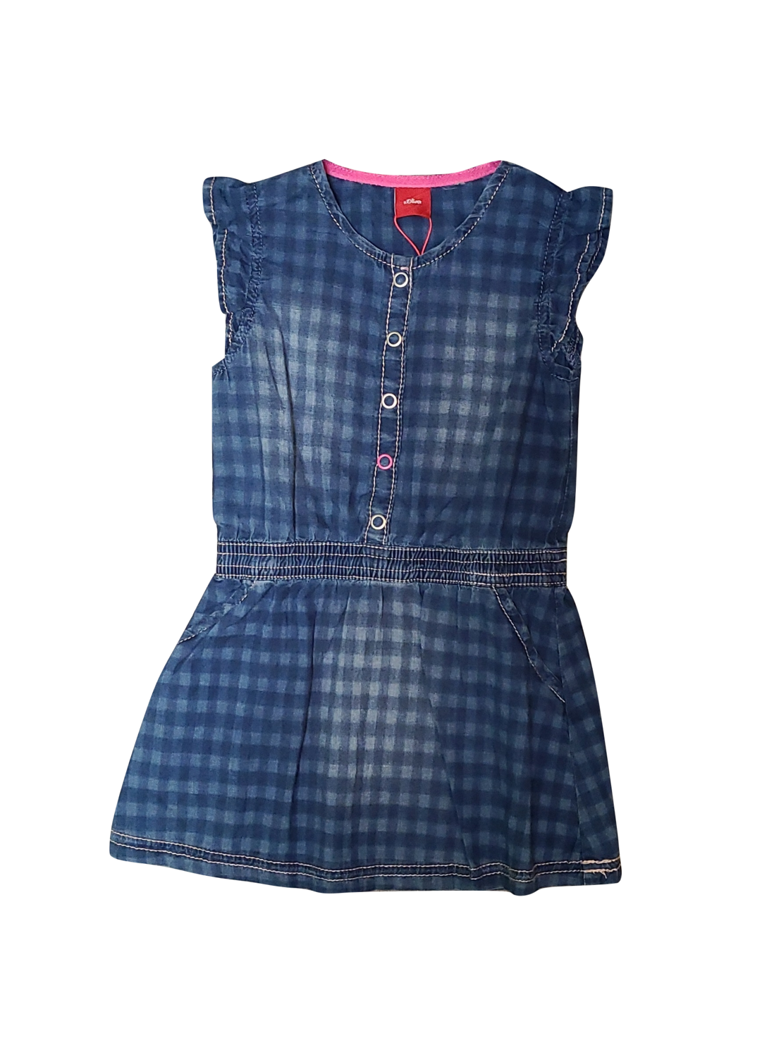 Kleed S-Oliver Blauw Geruit
