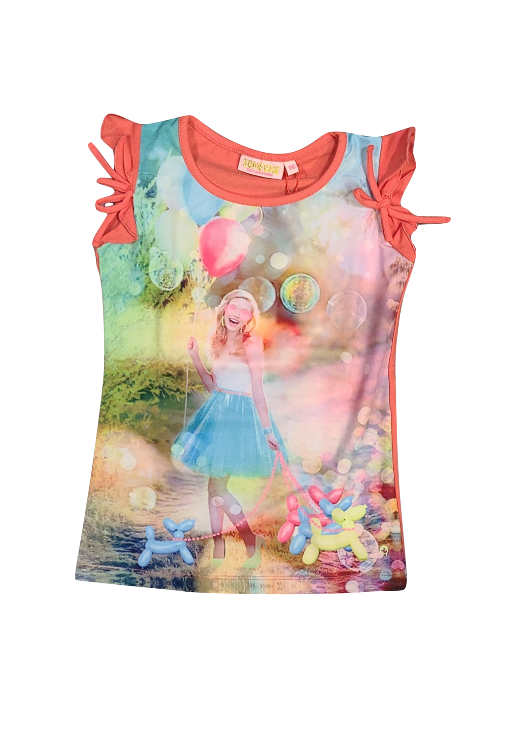 T-shirt &quot;Balloongirl&quot; Someone Koraal