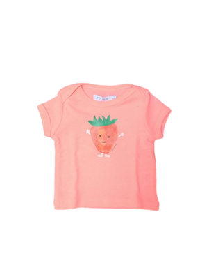 T-shirt K/M &quot;Strawberry&quot; Filou &amp; Friends Roze