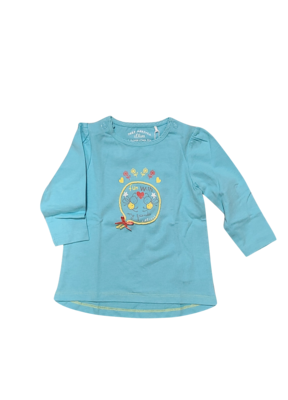 T-shirt L/M &quot;Fun With My Friends&quot; S-Oliver Blauw