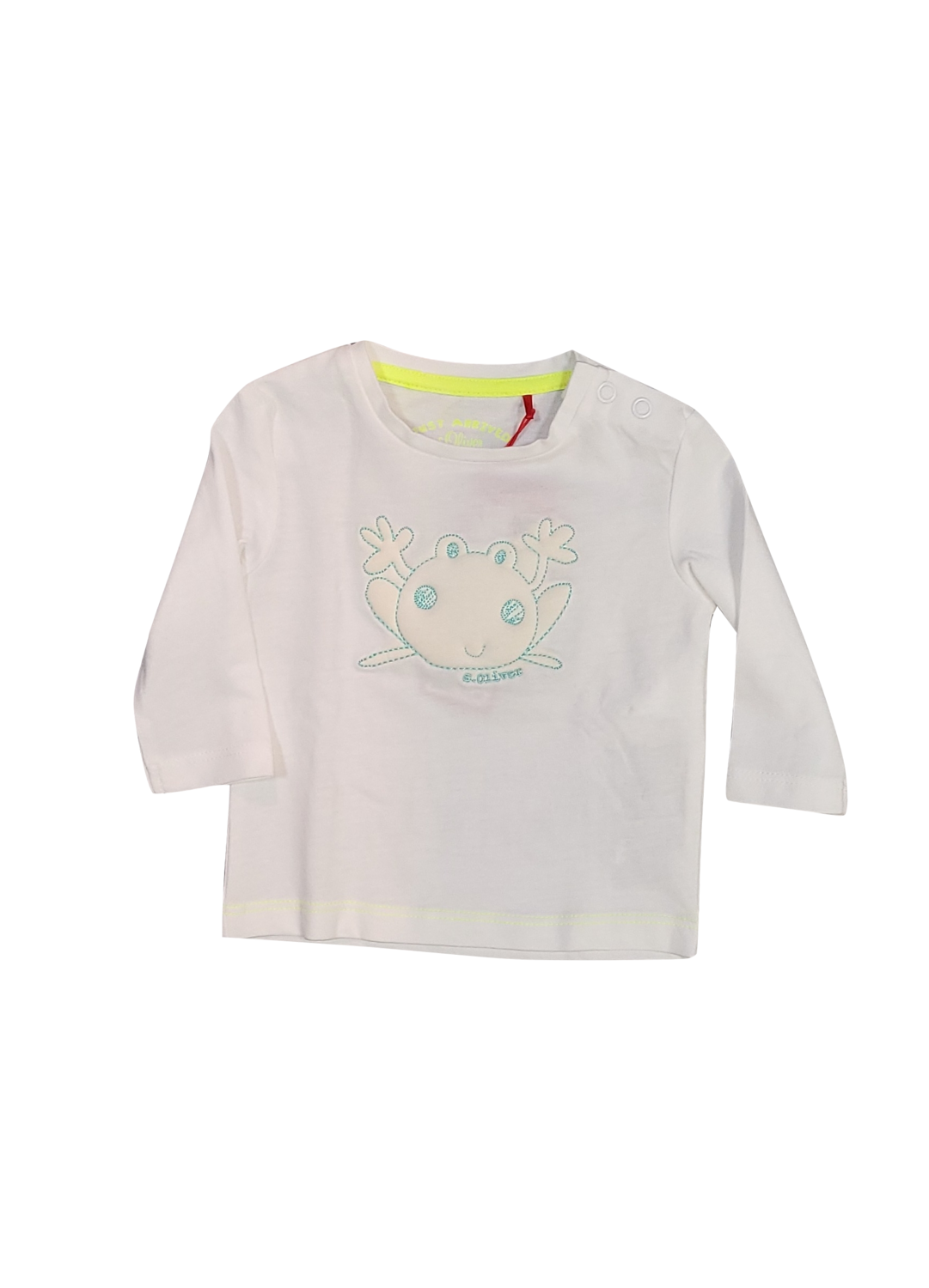 T-shirt L/M &quot;Kikker&quot; S-Oliver Wit