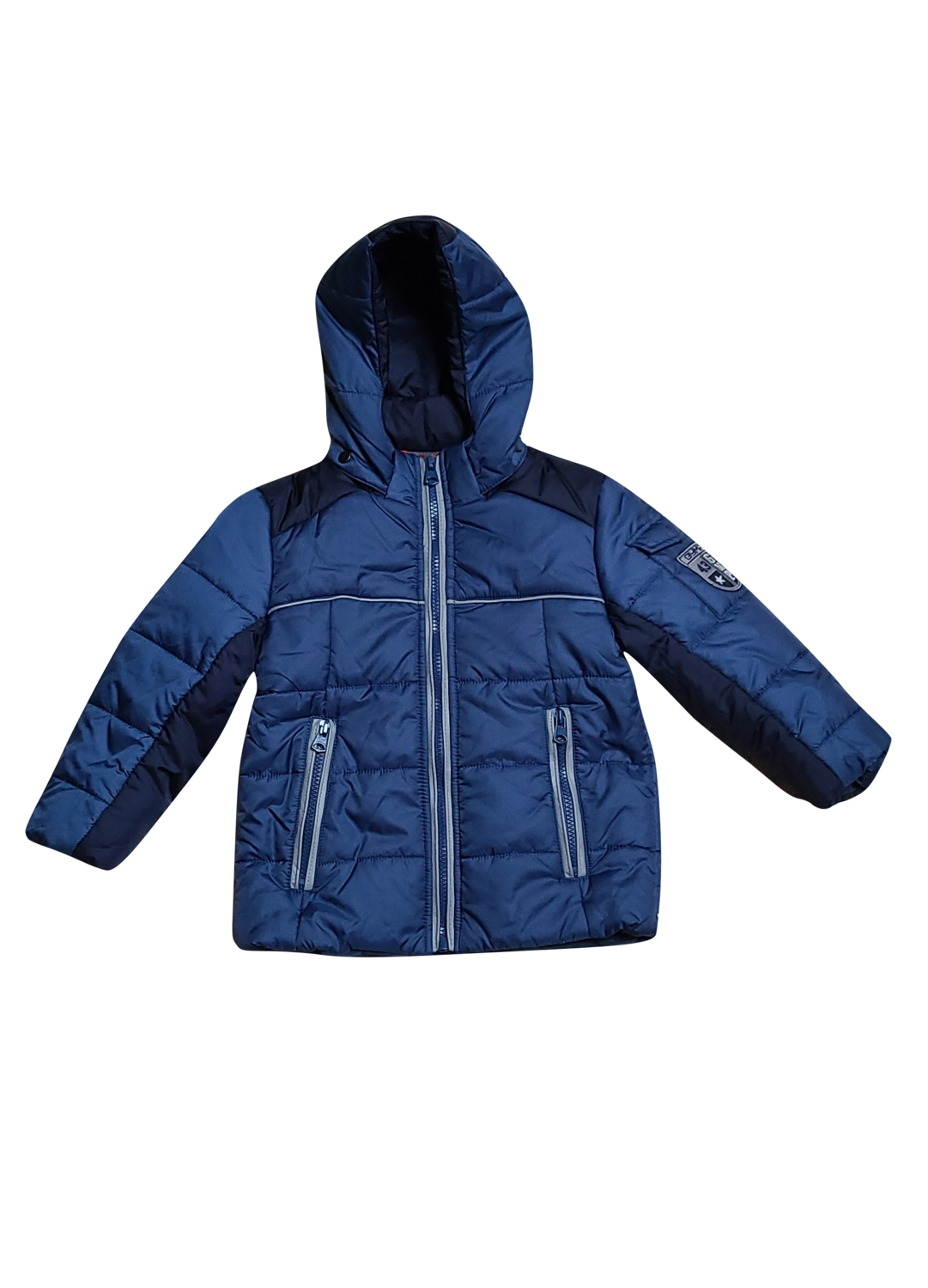 Jas met afneembare kap Gymp Blauw