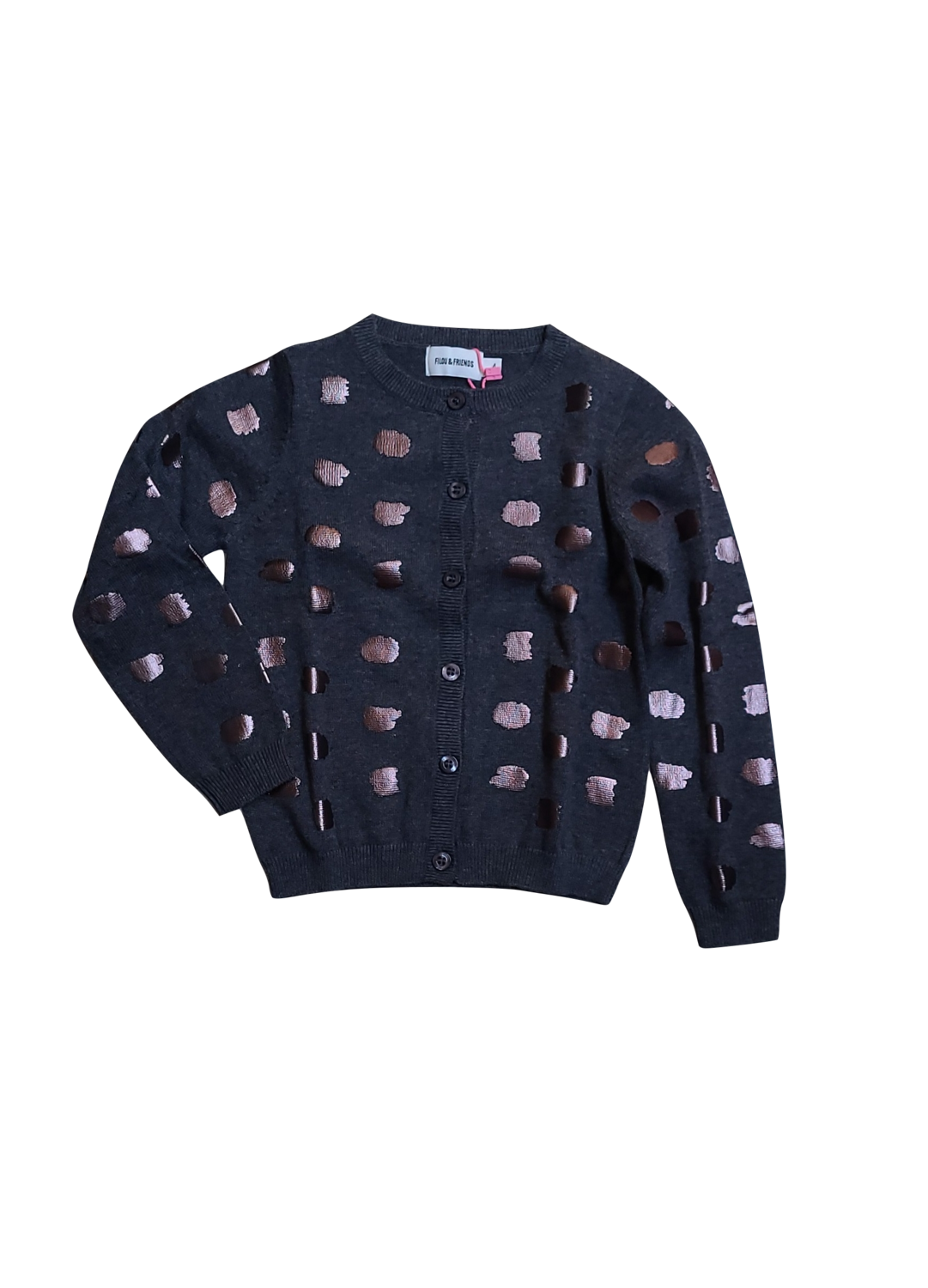 Gilet Tricot Filou &amp; Friends grijs