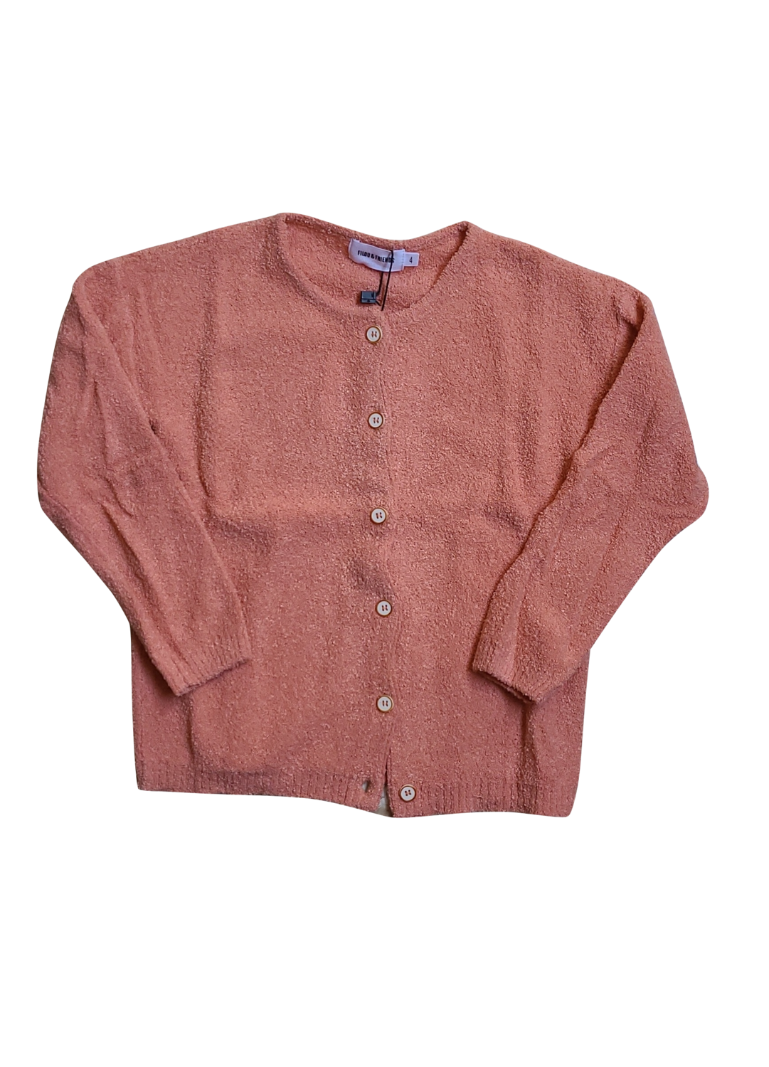 Gilet Tricot Filou &amp; Friends Cosy Oranje