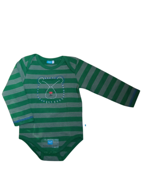 Body l-m Gestreept &quot;Beer&quot; LIEF ! Groen