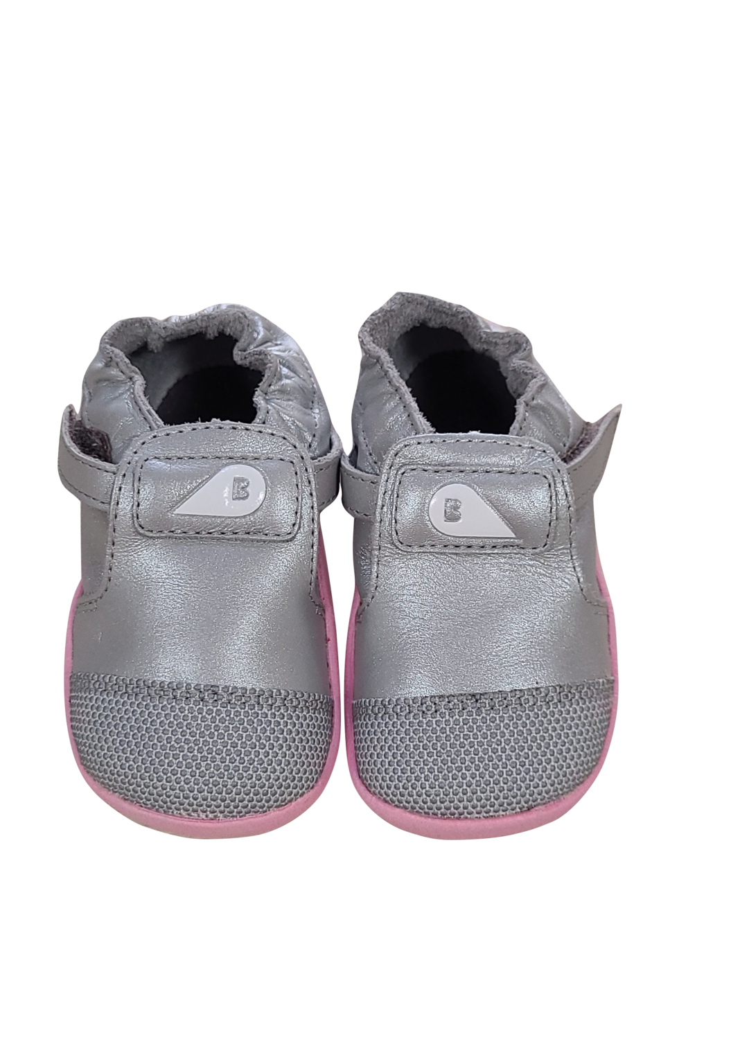 Play Step Up Bobux Zilver/Roze